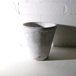 ●数量限定● ”シレネ　ユニフローラ　バリエガータ　アッシュグレー鉢/受け皿セット"　観葉植物　インテリア　おしゃれ 7枚目の画像