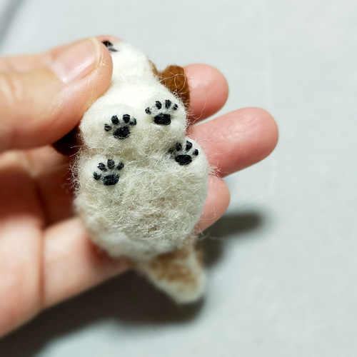 ◾受注制作・羊毛フェルトの小さなわんこ(キャバリア