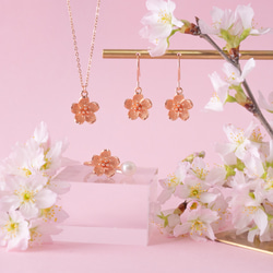桜のネックレス　サージカルステンレス製ネックレス　桜　母の日 12枚目の画像