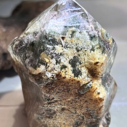 原生林のガーデンクォーツ✴︎　ポリッシュ　ポイント　苔入り水晶　クリスタル　原石 6枚目の画像