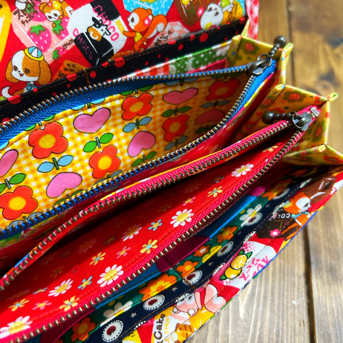 はなはなはち　長財布　やりくり財布　ハンドメイド　レア廃盤生地 はなはなはち様専用 長財布 やりくり財布 ハンドメイド レア廃盤生地