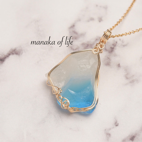 アンダラクリスタル・シーフォームペンダントトップ