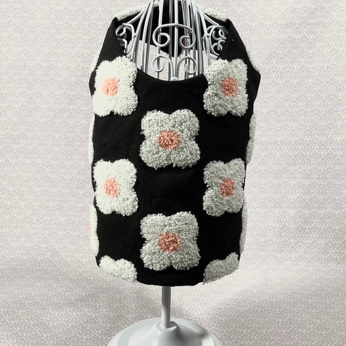 ハンドメイド　犬の花柄の服 犬服 花柄 お散歩服 フラワー シリーズ ペット服・アクセサリー