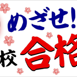 【めざせ!志望校合格!!】だるま ダルマ 受験 志望校 合格 必勝 祈願 学習塾 学校 看板 置物 雑貨 ライトBOX 5枚目の画像