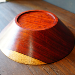 【木　皿　木製　食器　カレー皿】＃195　パドウク 5枚目の画像