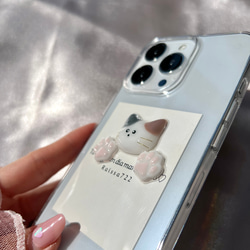 【猫の日2024】R126にゃんこ　　　　　　　　　　　　クリアケース　iPhone全機種対応 3枚目の画像