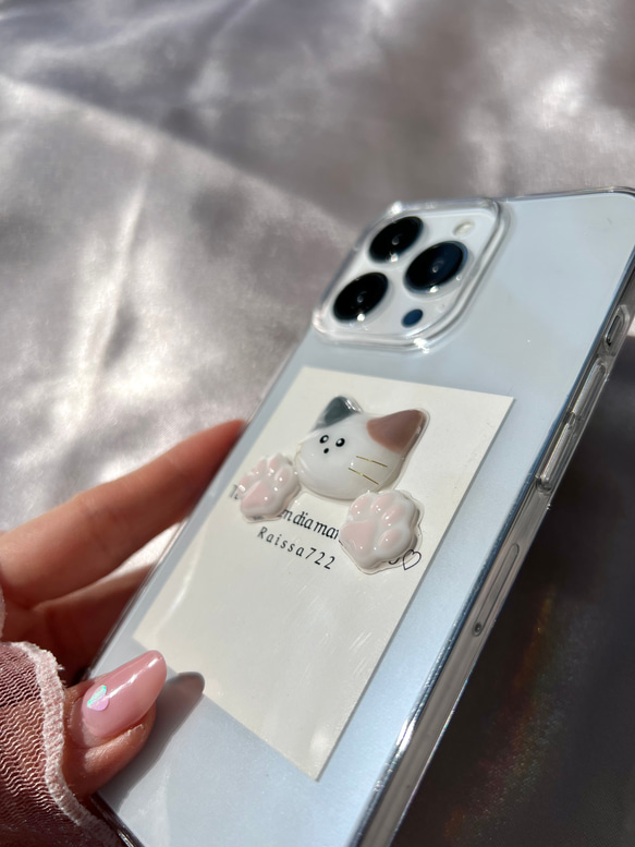 【猫の日2024】R126にゃんこ　　　　　　　　　　　　クリアケース　iPhone全機種対応 3枚目の画像