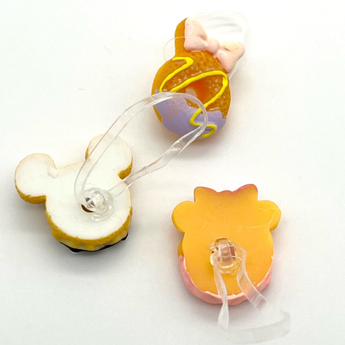 エメラルドグリーンの海 猫ちゃんレジンヘアゴム