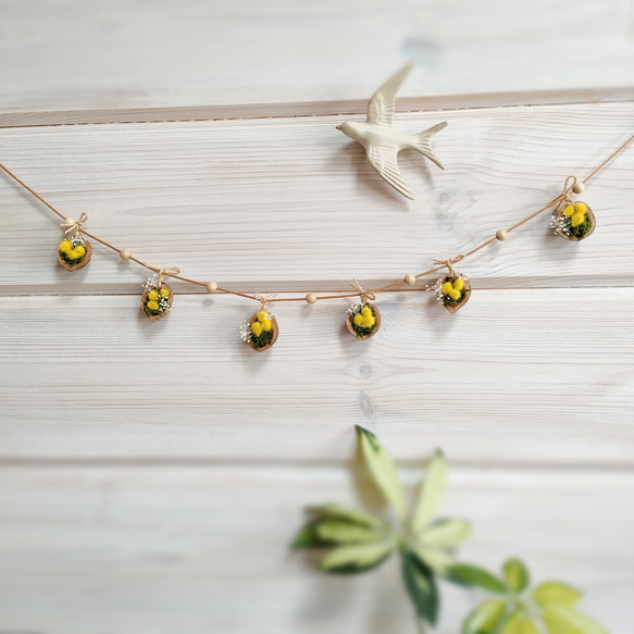 ミモザとクルミのガーランド ⓐ ガーランド sweet home 通販 17200376