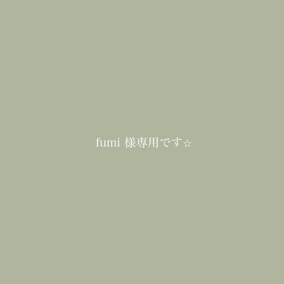 fumi様専用です⭐︎ 1枚目の画像