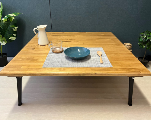 超軽量 桐の木 ハンドメイド 折りたたみ ローテーブル