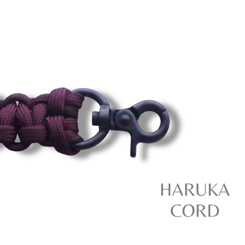 頑丈日本製金具スマホショルダーストラップ パラコード