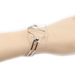 BRA-101-R【1個入り】バンドカフブレスレット,Band Cuff Bracelet 5枚目の画像