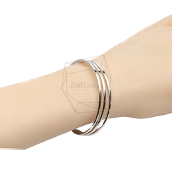 BRA-103-R【1個入り】バンドカフブレスレット,Band Cuff Bracelet 5枚目の画像