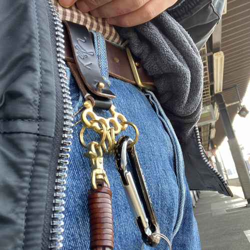 メリケンサックキーリング キーリング LOKOMAIKAI Leather 通販