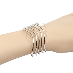 BRA-105-R【1個入り】バンドカフブレスレット,Band Cuff Bracelet 5枚目の画像