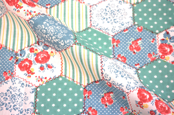 1m単位【プリント生地】インド綿100% プリント【PA-23】パッチワーク