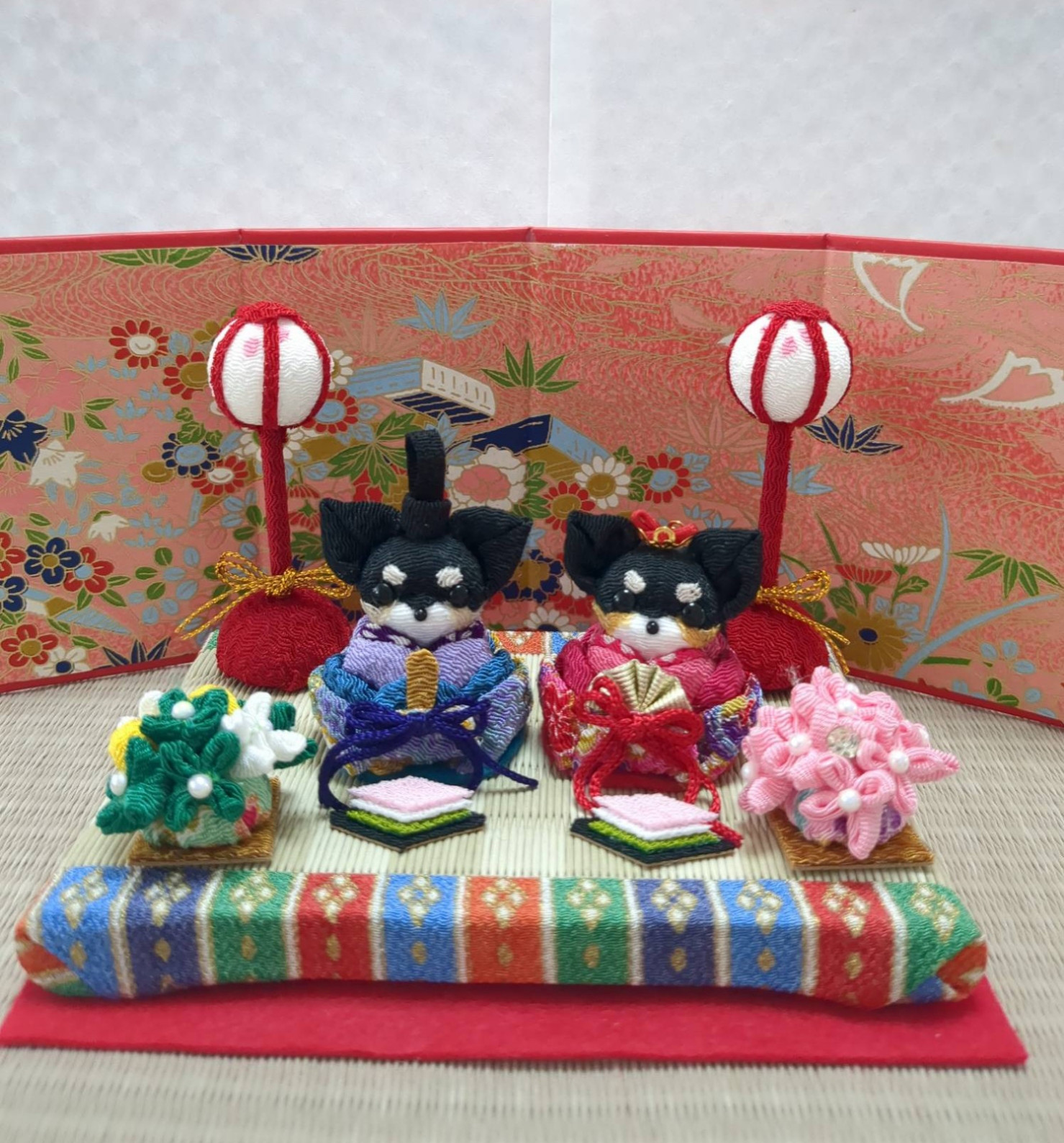 藤井寛川島織物訪問着セット正絹たまご色クリーム色