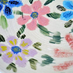 〈一点もの〉大皿・花文様 7枚目の画像