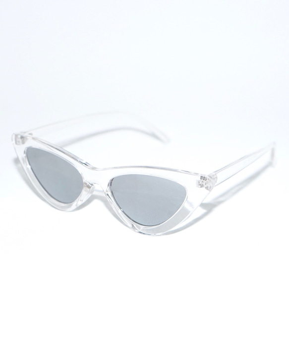 Cat Eye Clear Sunglass サングラス ホワイト 白 ストリート 5枚目の画像