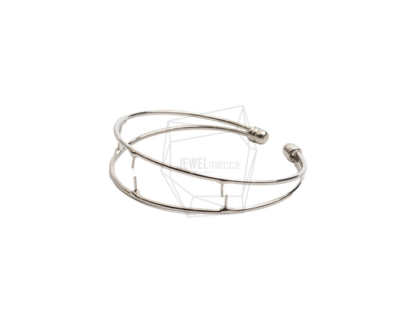 BRA-113-R【1個入り】バンドカフブレスレット,Band Cuff Bracelet 2枚目の画像