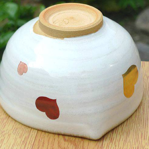 ◇商品番号 6652 ハート抹茶茶碗 良二 茶碗・めし碗 松韻堂 通販
