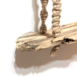流木のブランコ型シェルフ 9枚目の画像