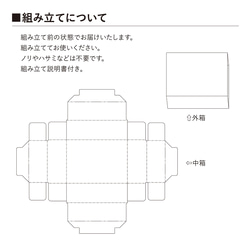 長方形スリーブ箱（小）5個入り［中箱：クラフト］ ギフトボックス hacoliva【無地】TY75 4枚目の画像