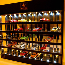 イニシャルD.1/43仕様/86のライト＆フォグ点灯・ディスプレーBOX / LED