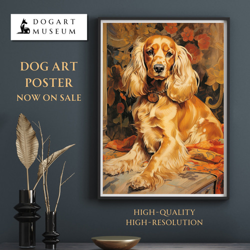 パネルアート　アート　絵画　絵　ポスター　壁掛け　額縁　ギャング　スパニエル　犬 Amazon.co.jp: アメリカンコッカースパニエル犬 絵画 インテリア