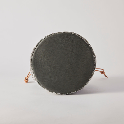 江戸小紋巾着（グレー／謎模様） 巾着バッグ SARAKICHI 通販 17202057