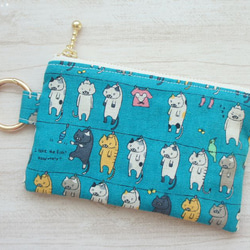 受注製作】無事にカエル♡かえるさんキーホルダー (ピンク) あみぐるみ