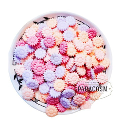 さくらの花びら　イトピンク＆バイオレット mixシーリングワックス（約125粒）40ｇシーリングスタンプ　レター　封筒　 1枚目の画像