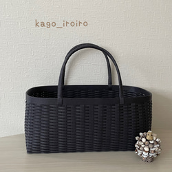 SALE‼️ ハンドメイド＊クラフトバンドのかごバッグ（シンプル