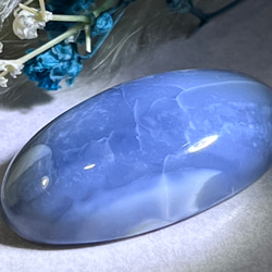 幸運を呼び込む✨ ブルー　オパール　ルース　原石 1枚目の画像