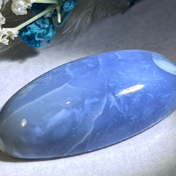 幸運を呼び込む✨ ブルー　オパール　ルース　原石 2枚目の画像