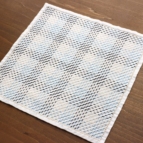 miaratowa　刺し子ふきん miaratowa 刺し子ふきん 花ふきん（刺し子） | 刺し子 | 商品紹介