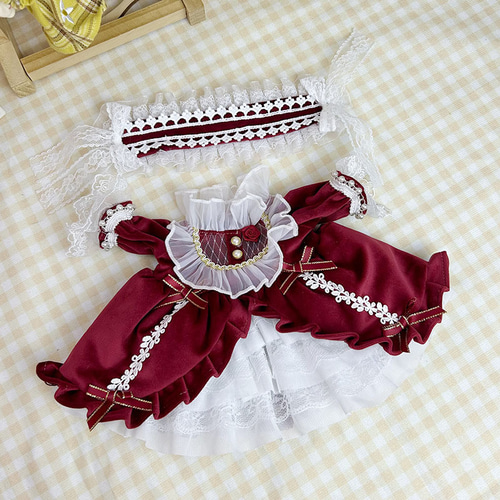 50cmステラルー コスチューム ぬいぐるみ服 宮殿の衣装 ワンピース