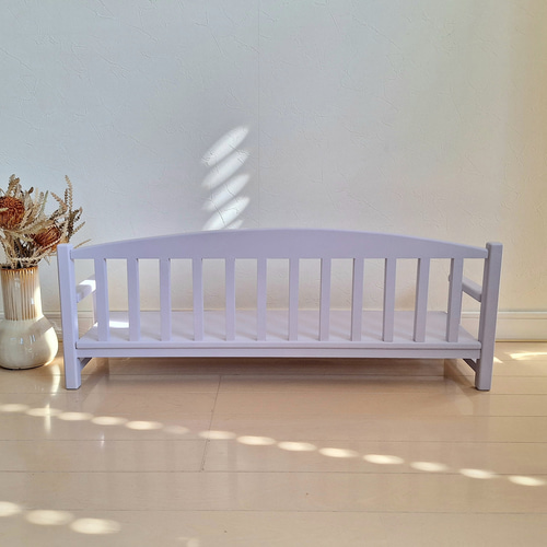 受注製作】全7色 Msize 3人掛 ぬいぐるみ用 ベンチ 椅子