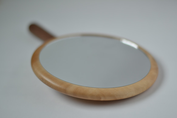 木の手鏡(大)/セラピストが作る木工品 #0072 6枚目の画像