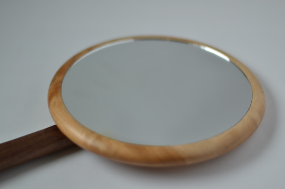 木の手鏡(大)/セラピストが作る木工品 #0072 7枚目の画像