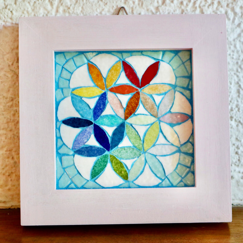 flower of life 【モザイクタイルアートフレーム】 その他アート