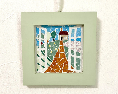 スイスの景色【モザイクタイルアートフレーム】 その他アート komako