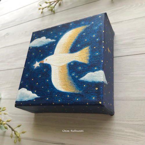 星と鳥の絵/原画・一点物 絵画 ChisaKadowaki 通販|Creema(クリーマ) 17203154 星と鳥の絵/原画・一点物 絵画 ChisaKadowaki 通販|Creema(クリーマ) 17203154