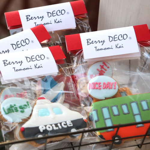 はたらくくるま バス アイシングクッキー クッキー Berry DECO