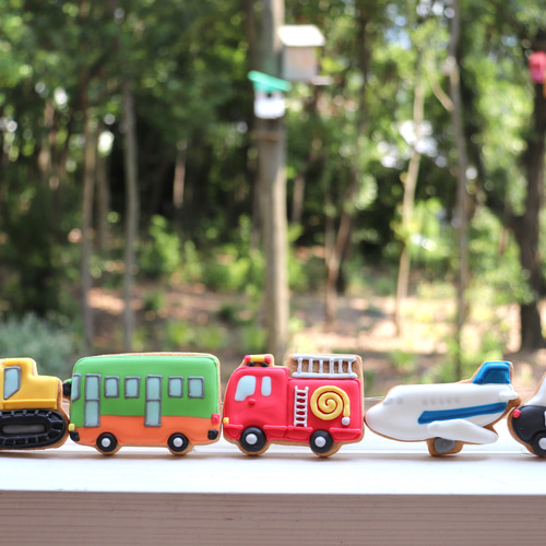 アイシングクッキー　パトカー E.DXミニカーバースデーセット】アイシングクッキー クッキー