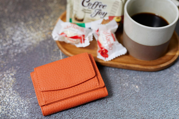 《限定ポイント7倍》15回目再販売 全10色 三つ折り財布 本革 ミニ財布 セカンド財布 小銭入れ ギフト サコッシュ 16枚目の画像