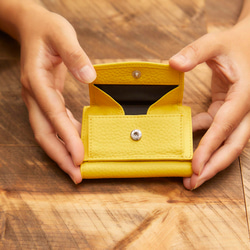 《限定ポイント7倍》15回目再販売 全10色 三つ折り財布 本革 ミニ財布 セカンド財布 小銭入れ ギフト サコッシュ 5枚目の画像