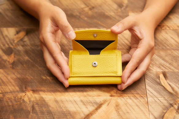 《限定ポイント7倍》15回目再販売 全10色 三つ折り財布 本革 ミニ財布 セカンド財布 小銭入れ ギフト サコッシュ 5枚目の画像