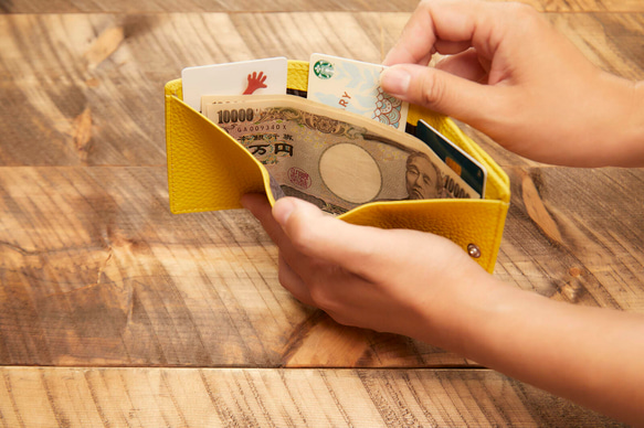 《限定ポイント7倍》15回目再販売 全10色 三つ折り財布 本革 ミニ財布 セカンド財布 小銭入れ ギフト サコッシュ 14枚目の画像